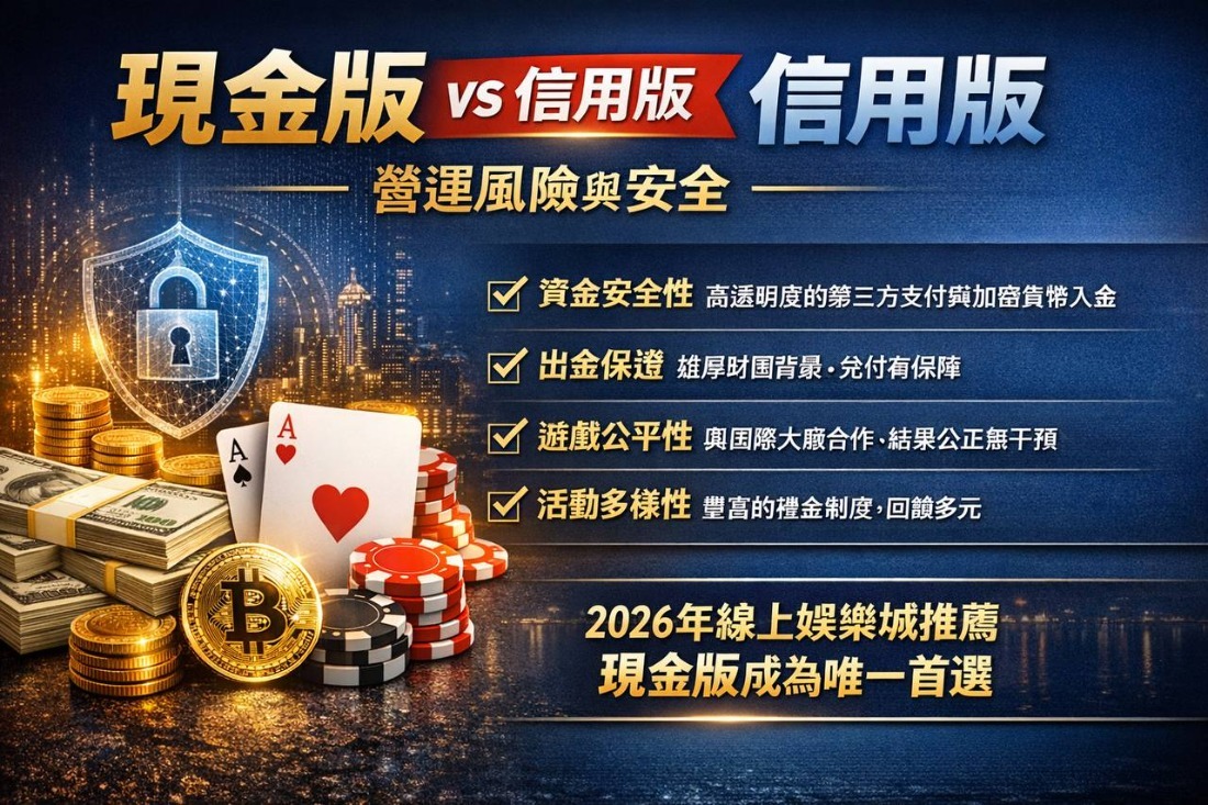 2026十大現金版娛樂城推薦名單：實測出金最快、信譽最好的平台總整理