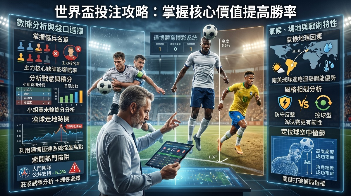 世界盃投注全攻略：通博娛樂城優惠詳解，首投100%返還助你贏在起跑點